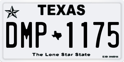 TX license plate DMP1175
