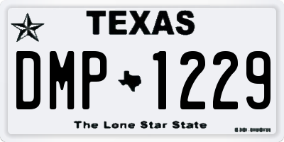 TX license plate DMP1229