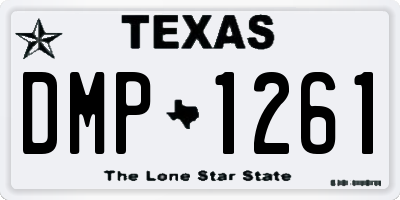 TX license plate DMP1261