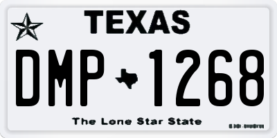 TX license plate DMP1268