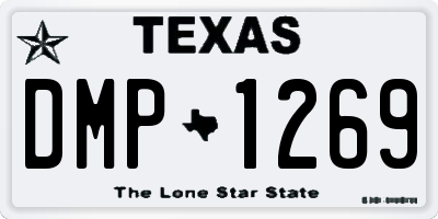 TX license plate DMP1269