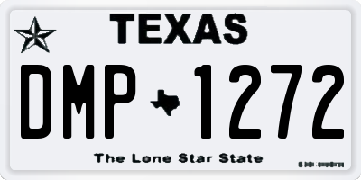 TX license plate DMP1272