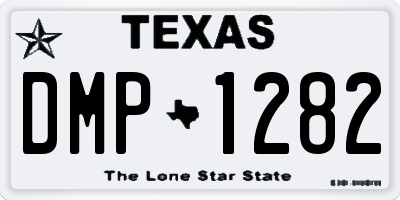 TX license plate DMP1282