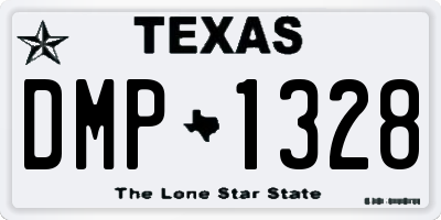 TX license plate DMP1328