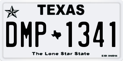 TX license plate DMP1341