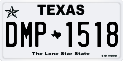TX license plate DMP1518