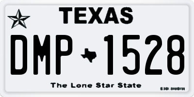 TX license plate DMP1528