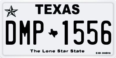 TX license plate DMP1556