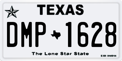 TX license plate DMP1628