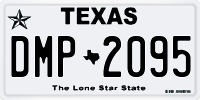 TX license plate DMP2095