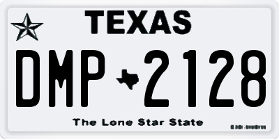TX license plate DMP2128