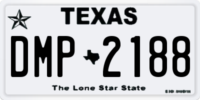 TX license plate DMP2188