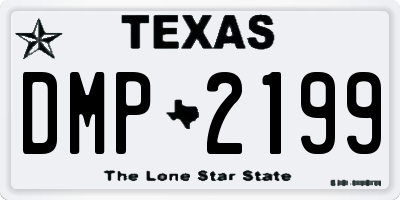TX license plate DMP2199