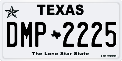 TX license plate DMP2225