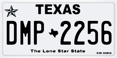 TX license plate DMP2256