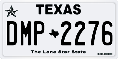 TX license plate DMP2276