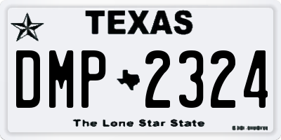 TX license plate DMP2324