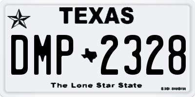 TX license plate DMP2328