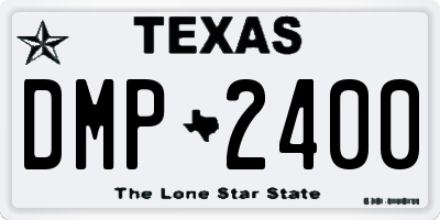 TX license plate DMP2400