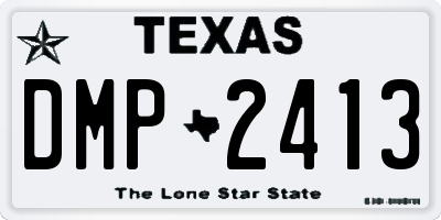 TX license plate DMP2413