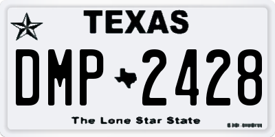 TX license plate DMP2428