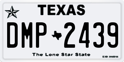 TX license plate DMP2439