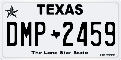TX license plate DMP2459