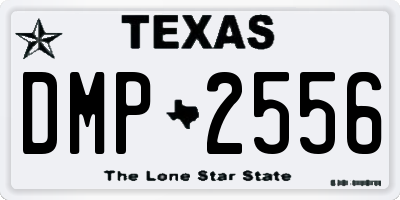 TX license plate DMP2556