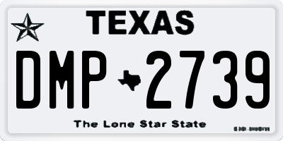 TX license plate DMP2739