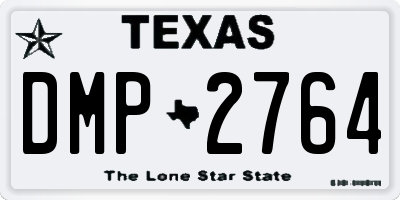 TX license plate DMP2764