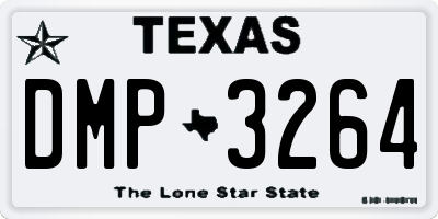 TX license plate DMP3264