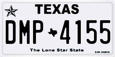 TX license plate DMP4155