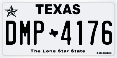 TX license plate DMP4176