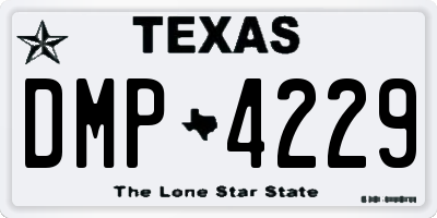 TX license plate DMP4229