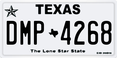 TX license plate DMP4268