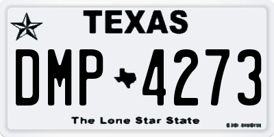 TX license plate DMP4273