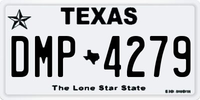 TX license plate DMP4279