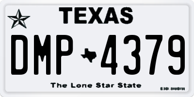 TX license plate DMP4379