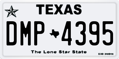 TX license plate DMP4395