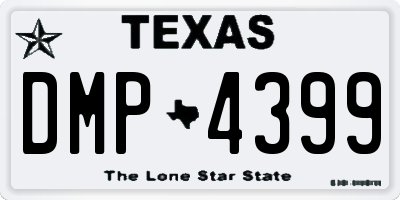 TX license plate DMP4399
