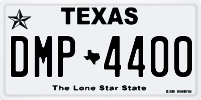 TX license plate DMP4400