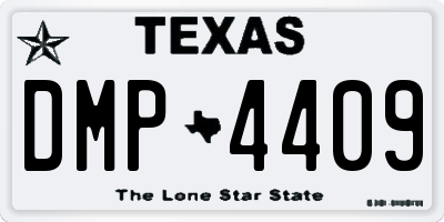 TX license plate DMP4409