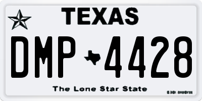 TX license plate DMP4428