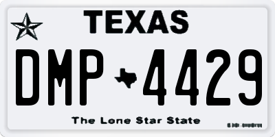 TX license plate DMP4429