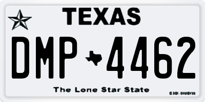 TX license plate DMP4462