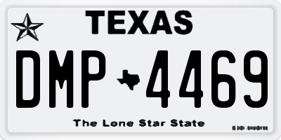 TX license plate DMP4469