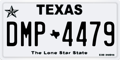 TX license plate DMP4479
