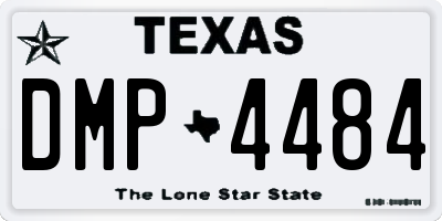 TX license plate DMP4484