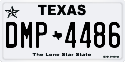 TX license plate DMP4486