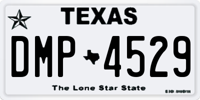 TX license plate DMP4529